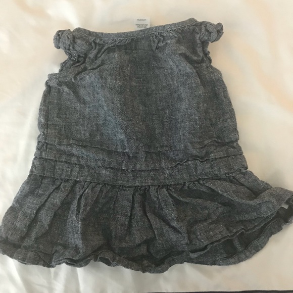 Tea Collection Chambray Dress and Bloomers 3-6mo - Picture 3 of 5
